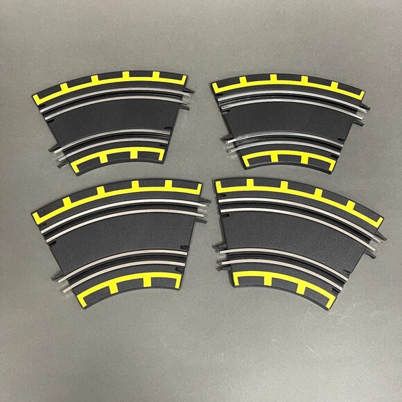 Fast Lane 2015 Toys R Us Car Curved Tracks Replacement Add-on Parts Lot of 4 - Picture 1 of 2